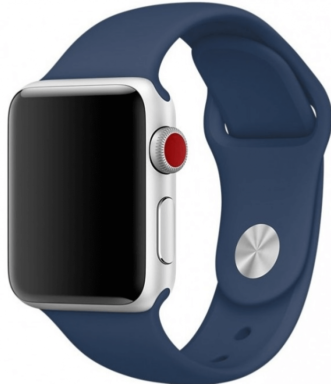 Силіконовий ремінець Band Sport Series for Apple Watch 38mm, Cobalt Blue (HC)