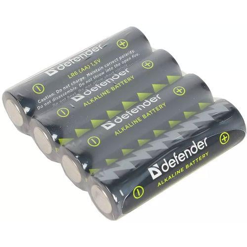 Батарейки Defender Alkaline AA 1,5V щелочные 4 шт. (56011)