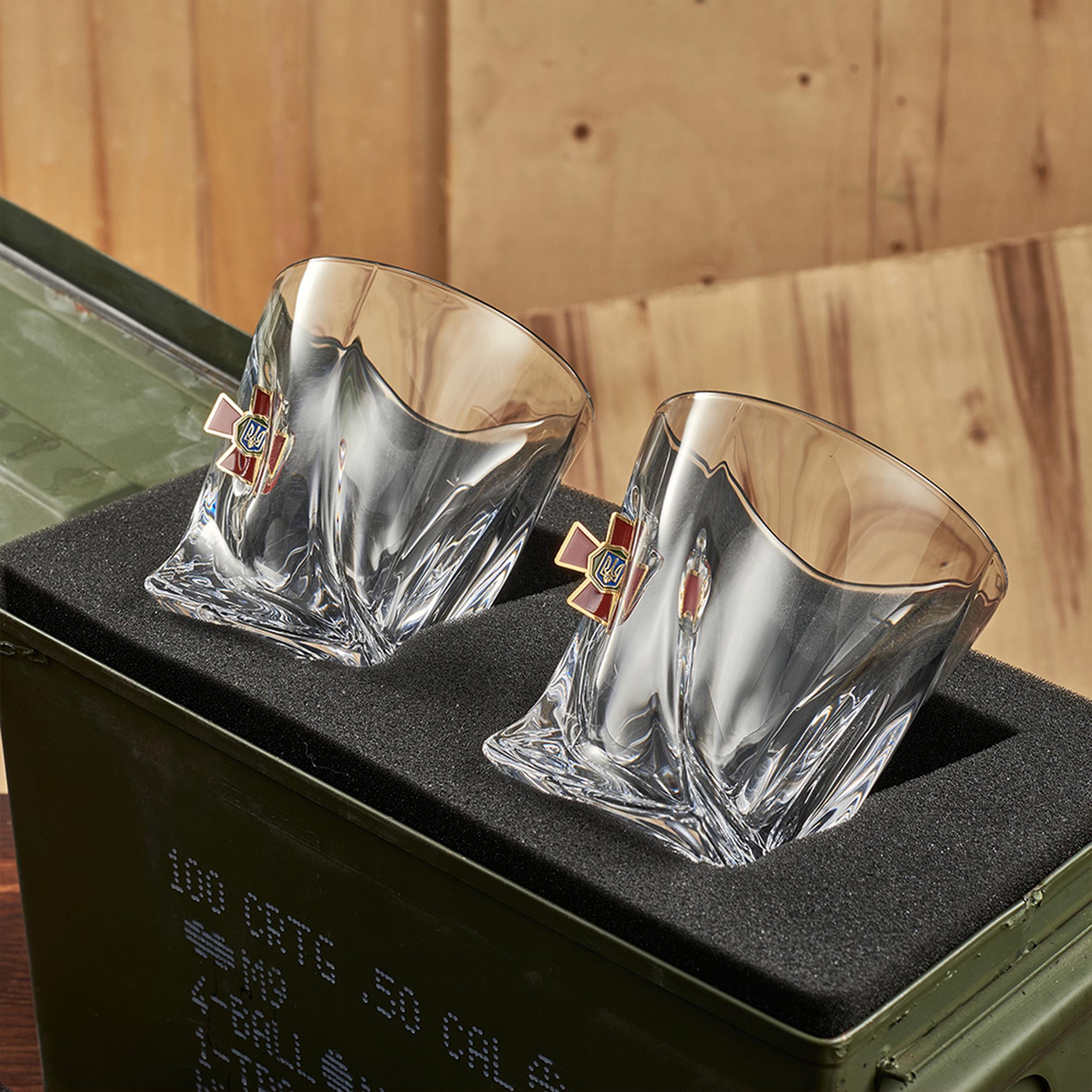 Набор VSKLO БК маленькие хрустальные стаканы ЗСУ (28918618) - фото 5 Набор VSKLO БК маленькие хрустальные стаканы ЗСУ (28918618) - фото 5