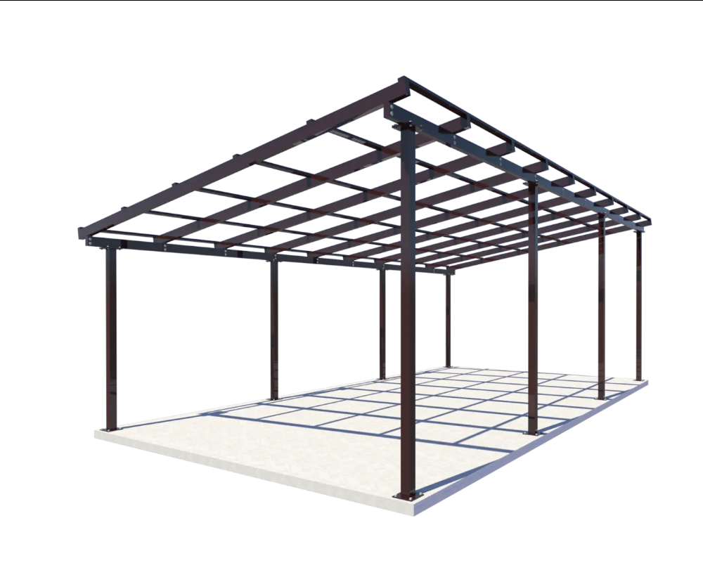 Навес односкатный Shelter Standart 9х5 м