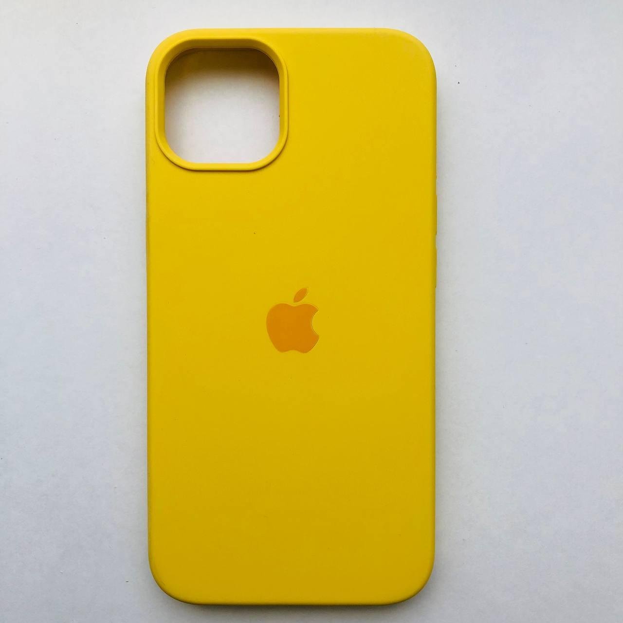 Чехол Silicone Case для Apple iPhone 13 Yellow