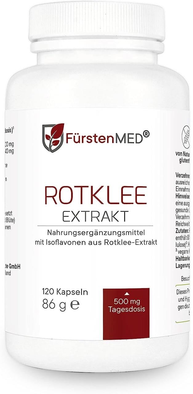 Вітаміни для імунітету FurstenMED Червона конюшина 500 мг 120 капс. (50091219)