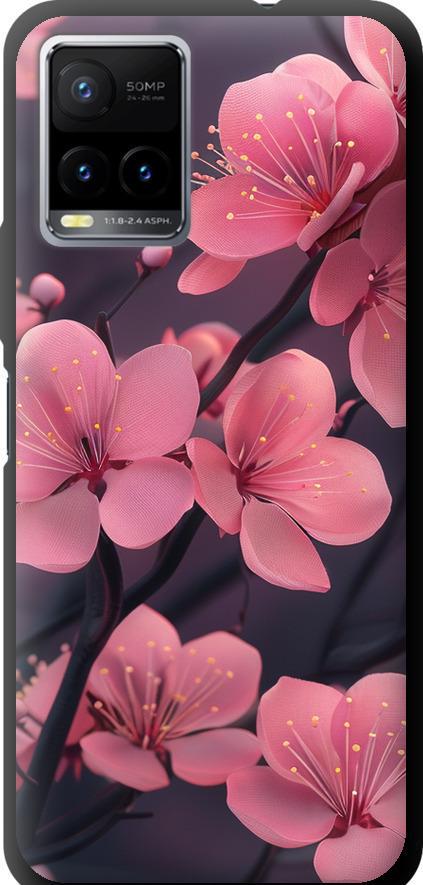 Чехол на Vivo Y33s Пурпурная сакура (6075b-2643-42517) Чехол на Vivo Y33s Пурпурная сакура (6075b-2643-42517)