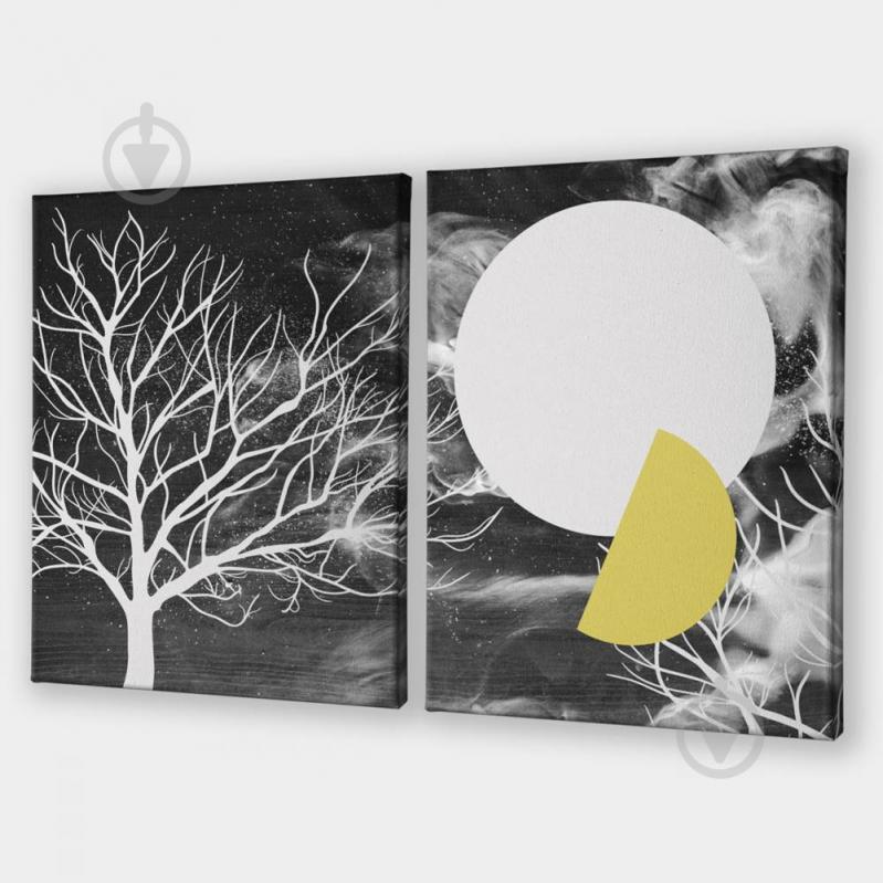 Модульная картина из двух частей Дерево Malevich Store 93x60 см (MK21200)