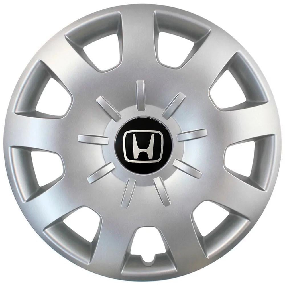 Колпаки SJS 314 с логотипом Honda R15 4 шт. Серебристый