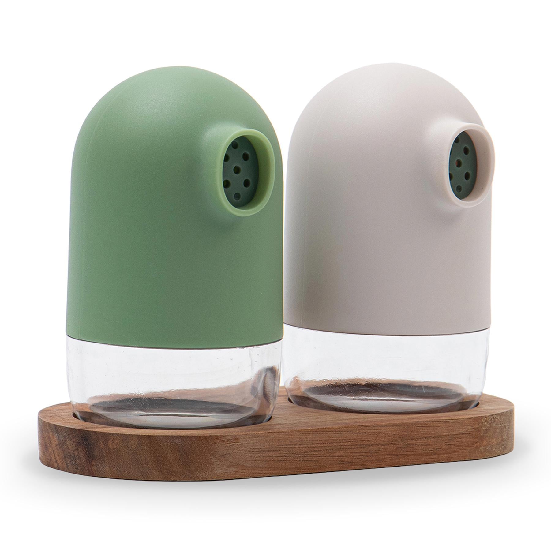 Набор емкостей для соли и перца Мамин Посуда Марсо с подставкой (УТ-00092679)