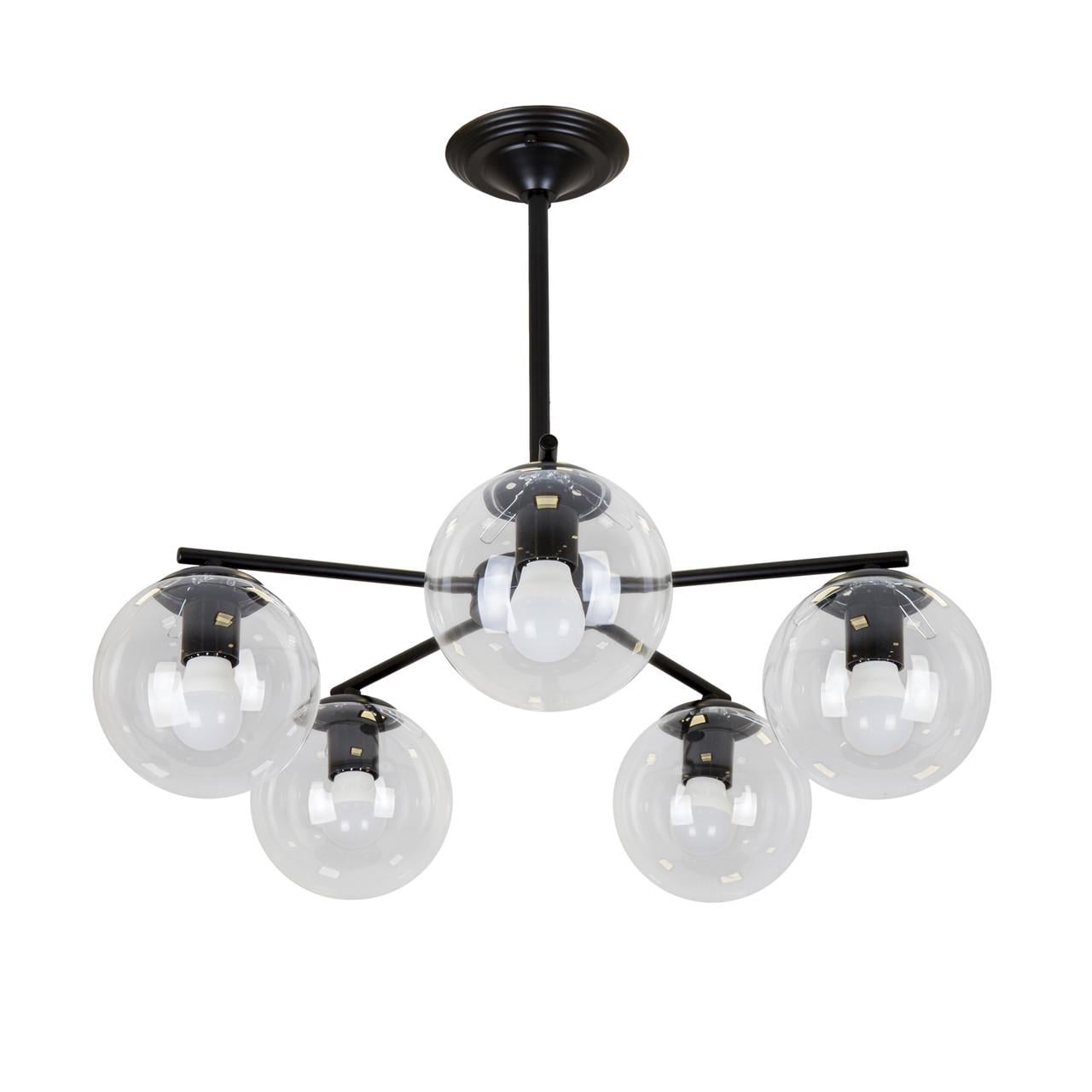 Люстра 752F150-5 BK/CL