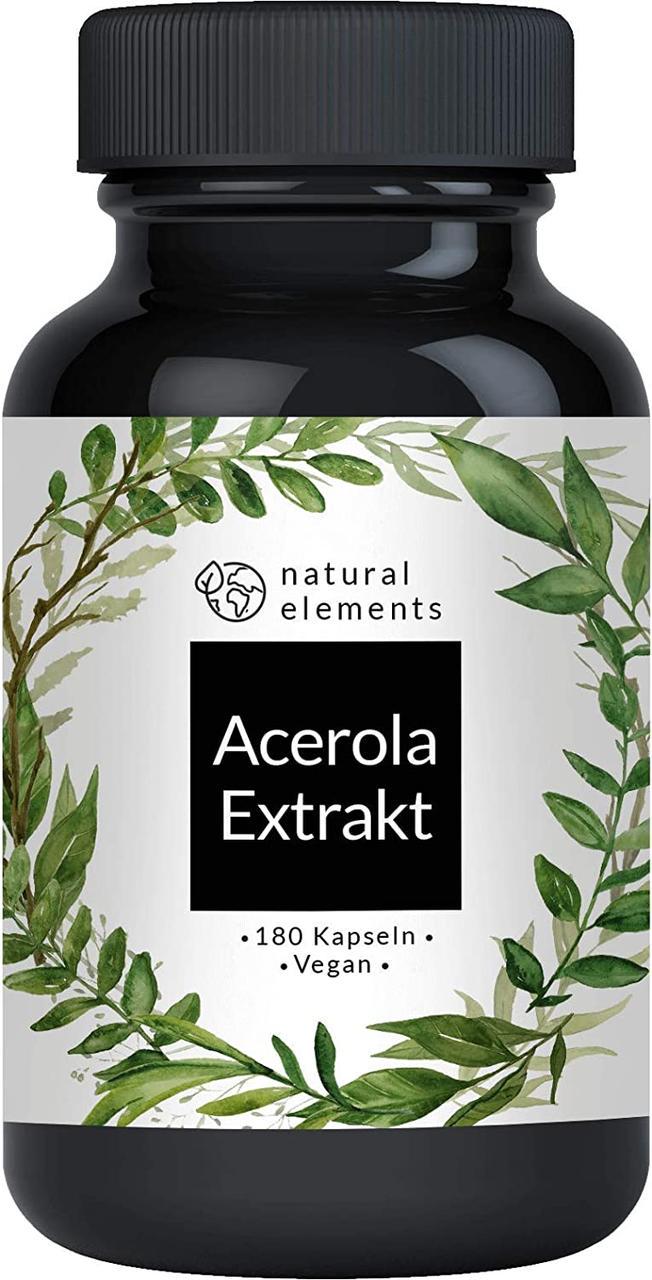 Витамин Natural Elements С Ацерола 660 мг 180 капсул (50093NEACERO180K)