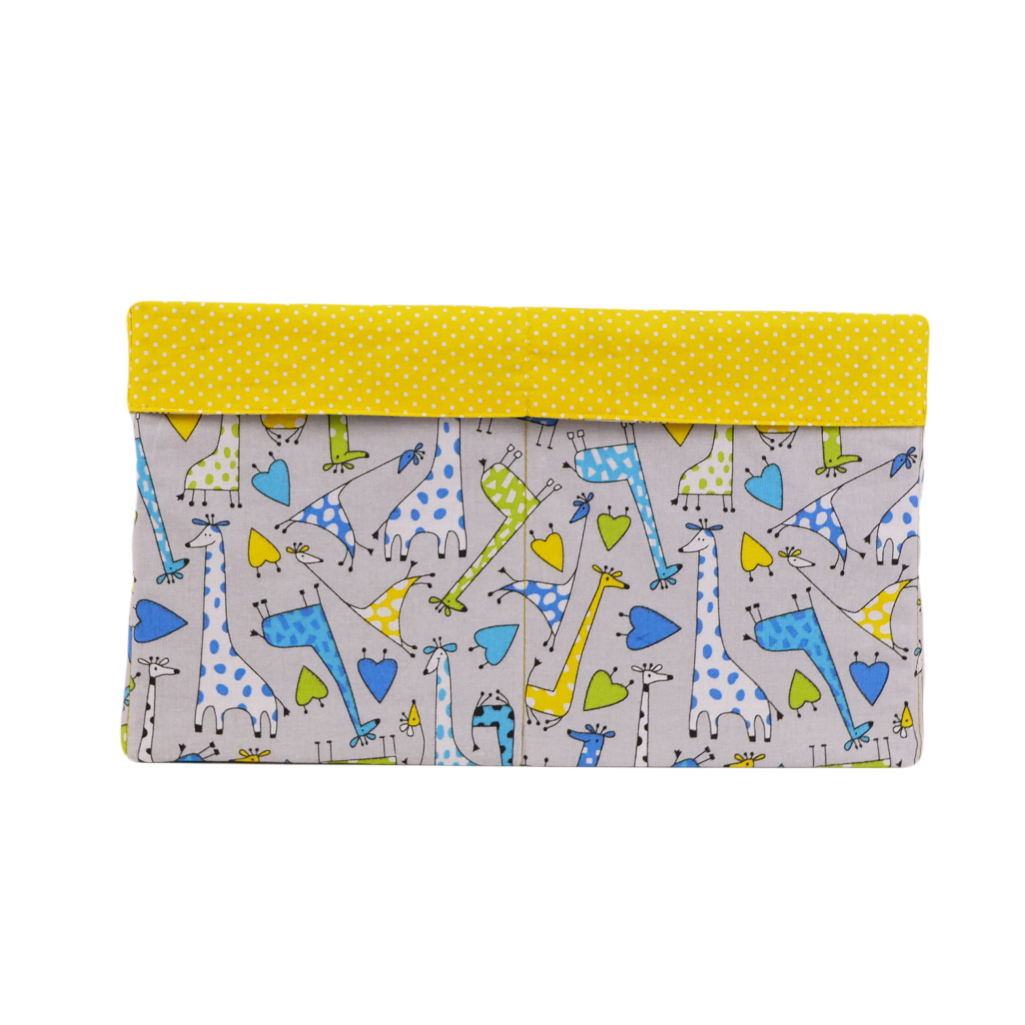 Корзин для игрушек с отворотом Жирафчики 25х35х20 см хлопок (SH-3519-OFRBOCO-UA-08) Корзин для игрушек с отворотом Жирафчики 25х35х20 см хлопок (SH-3519-OFRBOCO-UA-08)