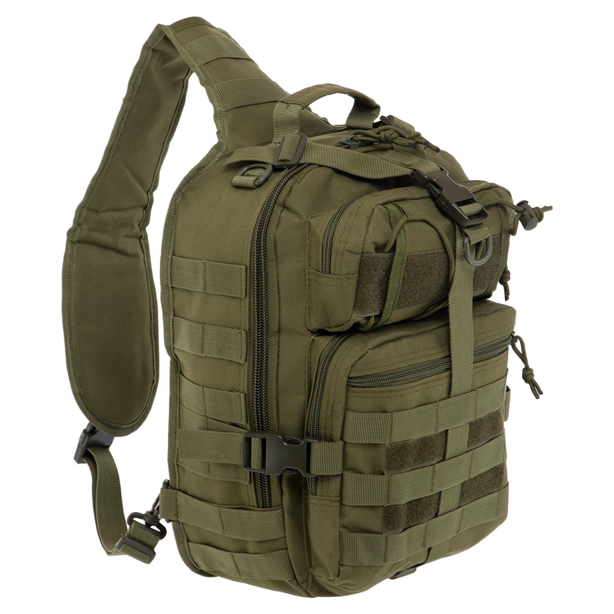 Сумка слинг с одной лямкой Military Rangers ZK-9115 35х25х15 см 13 л Оливковый (AN008658)