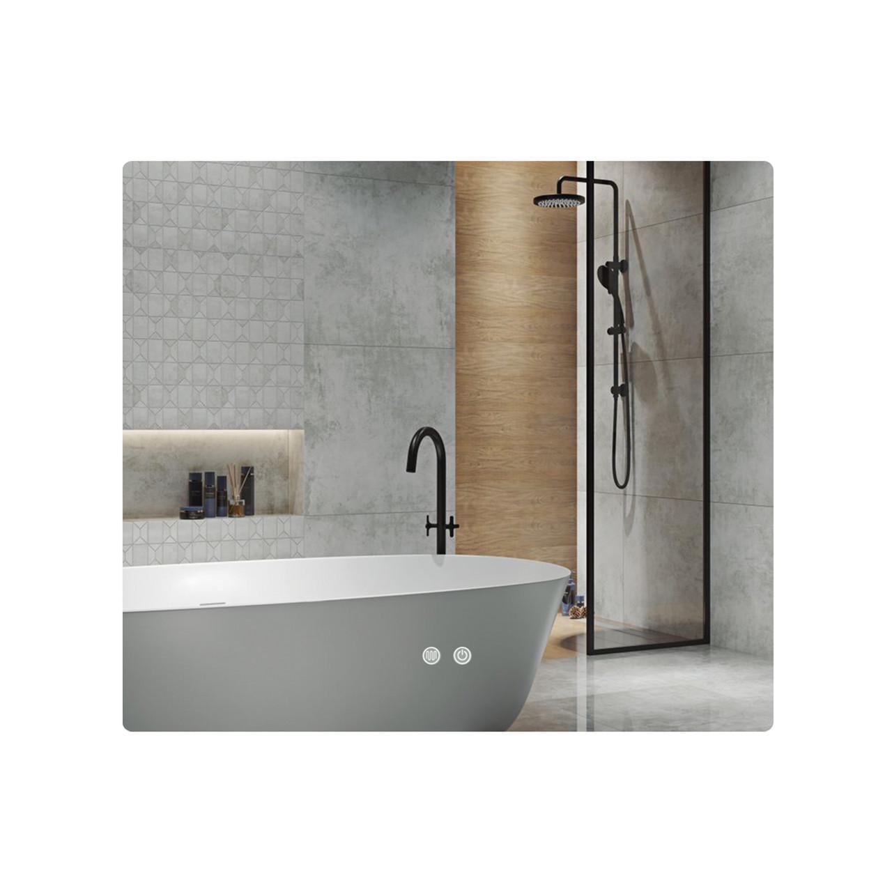 Зеркало Qtap Taurus TA2 с LED-подсветкой Touch/с антизапотеванием/с димером 800х700 мм (2971544642)