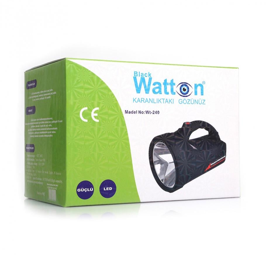 Ліхтар акумуляторний Watton WT-240 20 Вт світлодіодний переносний - фото 7