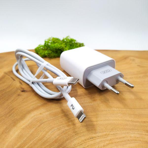 Зарядный комплект XO-L64 S с кабелем USB-C Lightning (24014341)