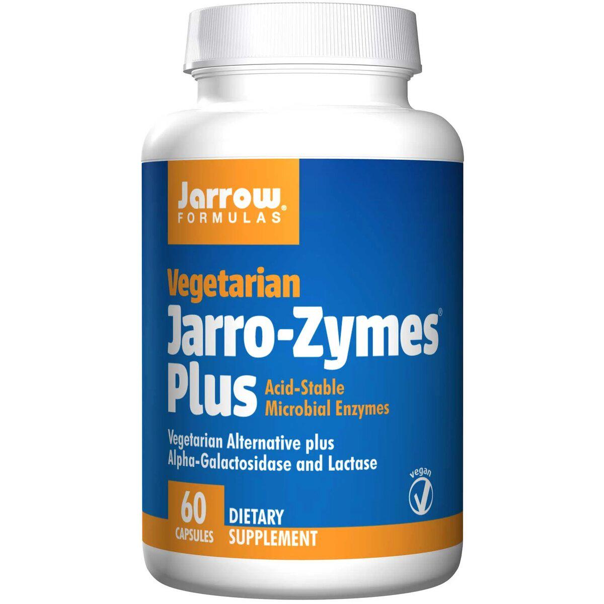 Пробиотик ферментов для облегчения пищеварения Jarro-Zymes Plus Jarrow Formulas 60 капсул