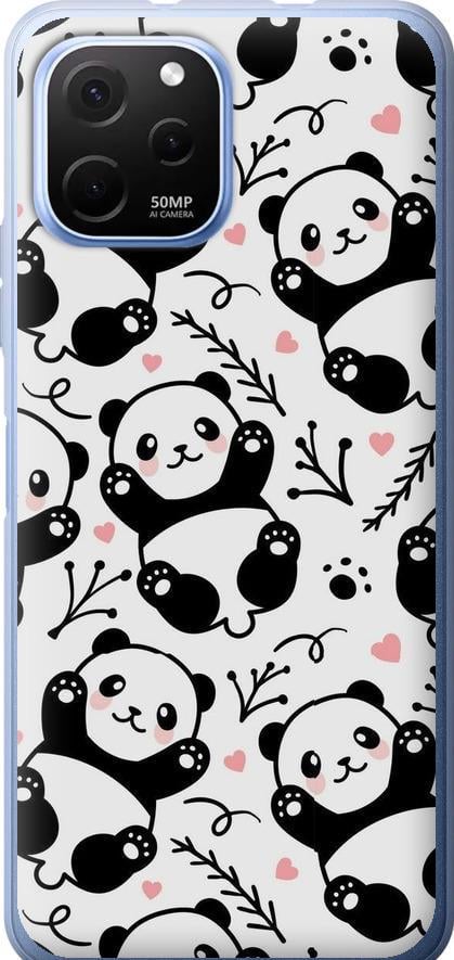 Чехол на Huawei Nova Y61 Панды (4318u-2983-42517)