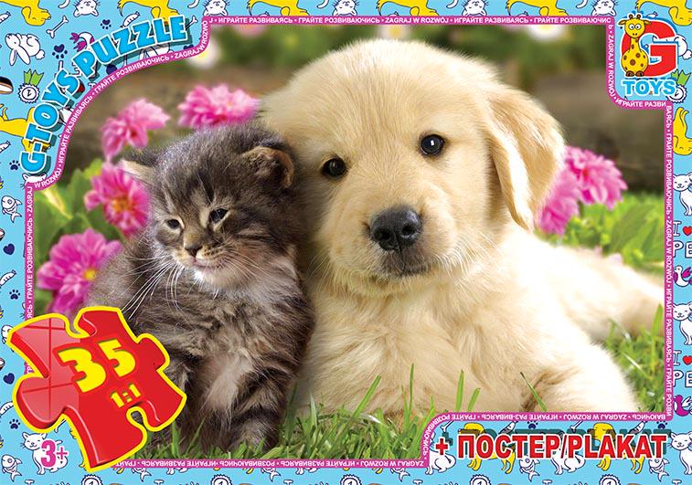 Пазли G-Toys AN122 із серії домашні улюбленці 35 елементів (MTT-102358)