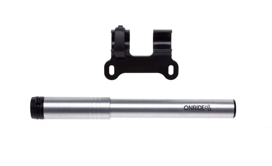 Насос ONRIDE Slate20 120PSI/8.3Bar AV/FV компактный алюминиевый с манометром 23 см