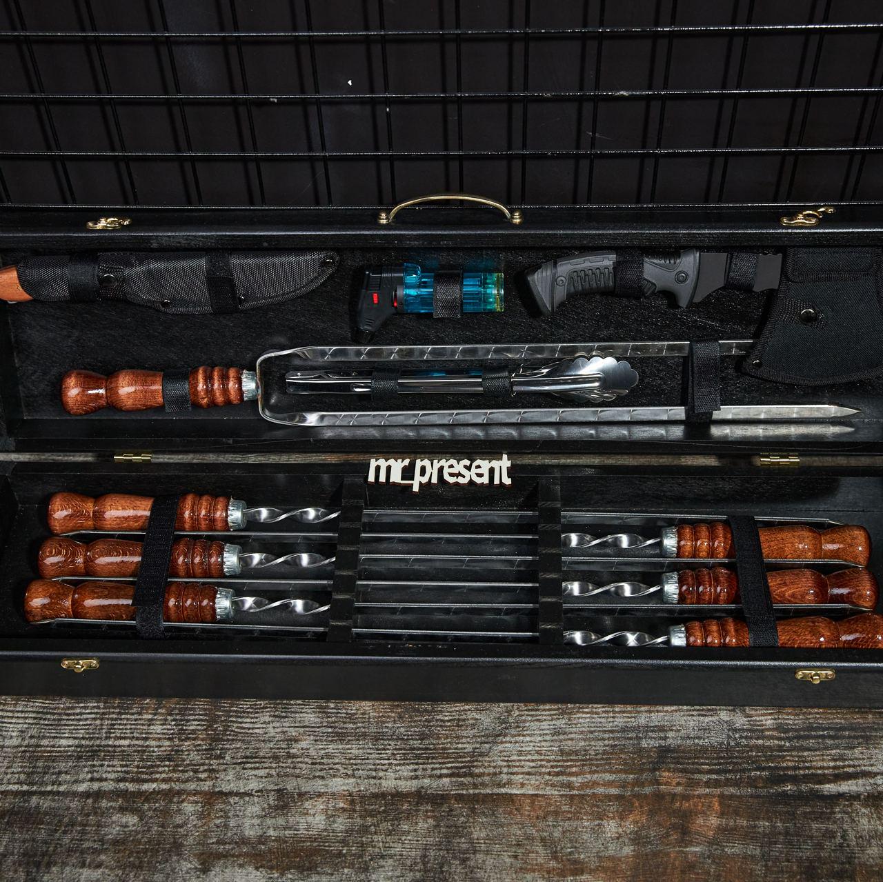 Набор шампуров в кейсе Fox set №7-2