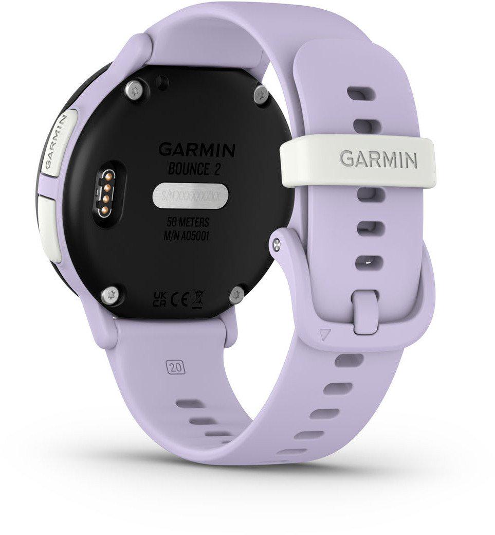 Смарт-годинник дитячий Garmin Bounce 2 Light Purple (010-03399-01) - фото 5 Смарт-годинник дитячий Garmin Bounce 2 Light Purple (010-03399-01) - фото 5