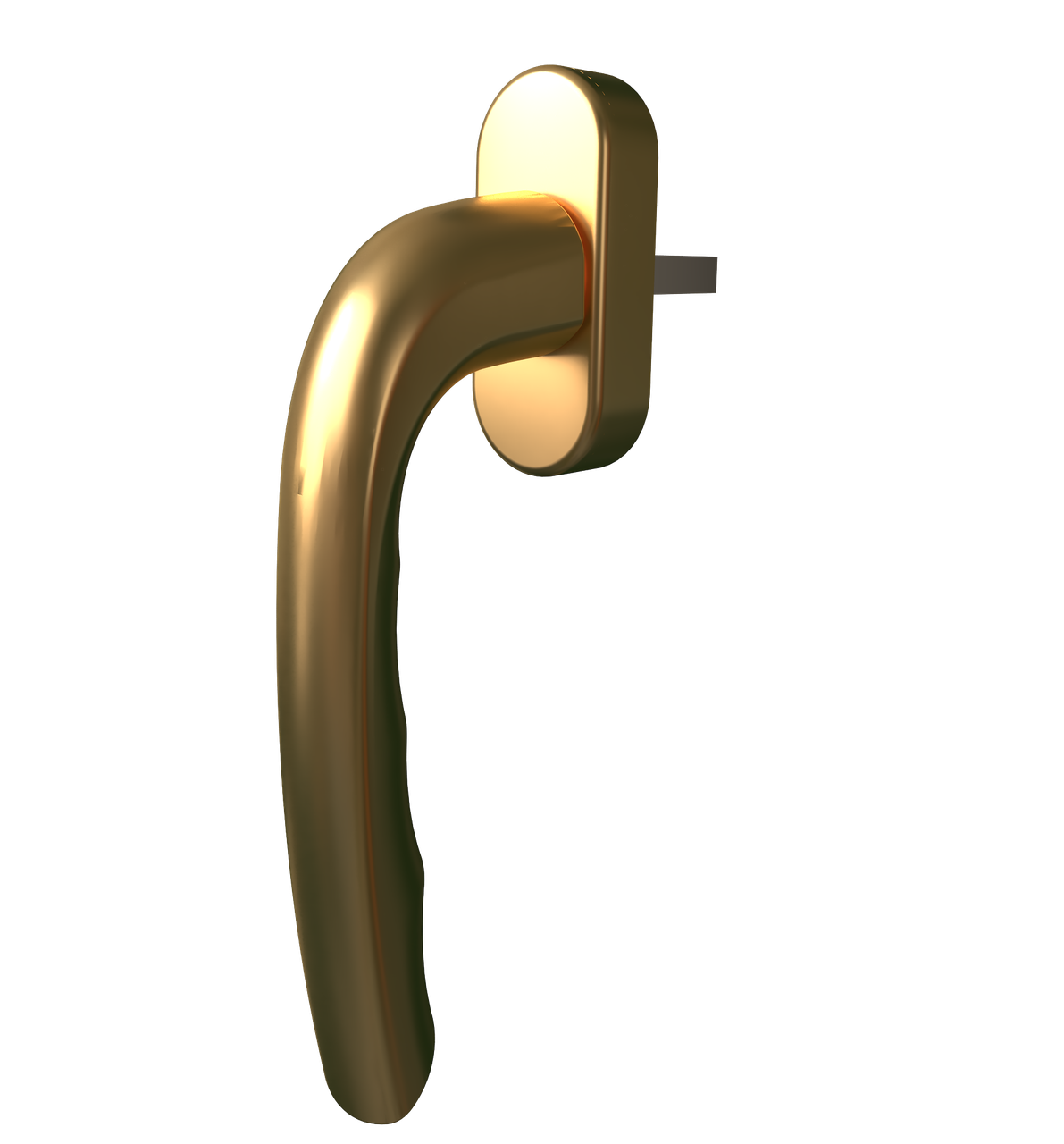 Ручка віконна ASTEX Titan WH 005 Золотий (WH005/37 F3) - фото 1