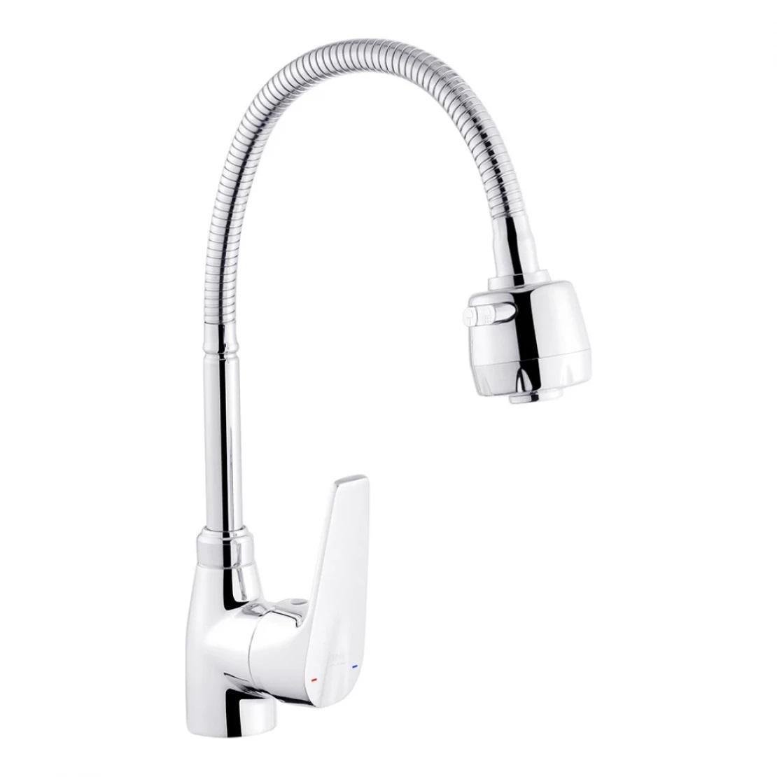 Смеситель для кухни Kroner KRM Odra C039-1 с гибким изливом (CV021200)