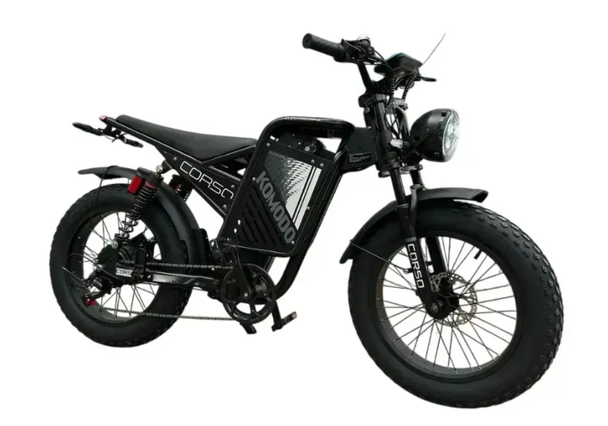 Електровелосипед Corso 20" KOMODO PRO з приводом ST рама 48V/1000W/21 Ah Чорний (190314)