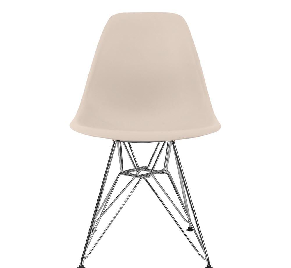 Стул пластиковый Тауэр с металлическими ножками Бежевый (25821010) Стул пластиковый Тауэр с металлическими ножками Бежевый (25821010)