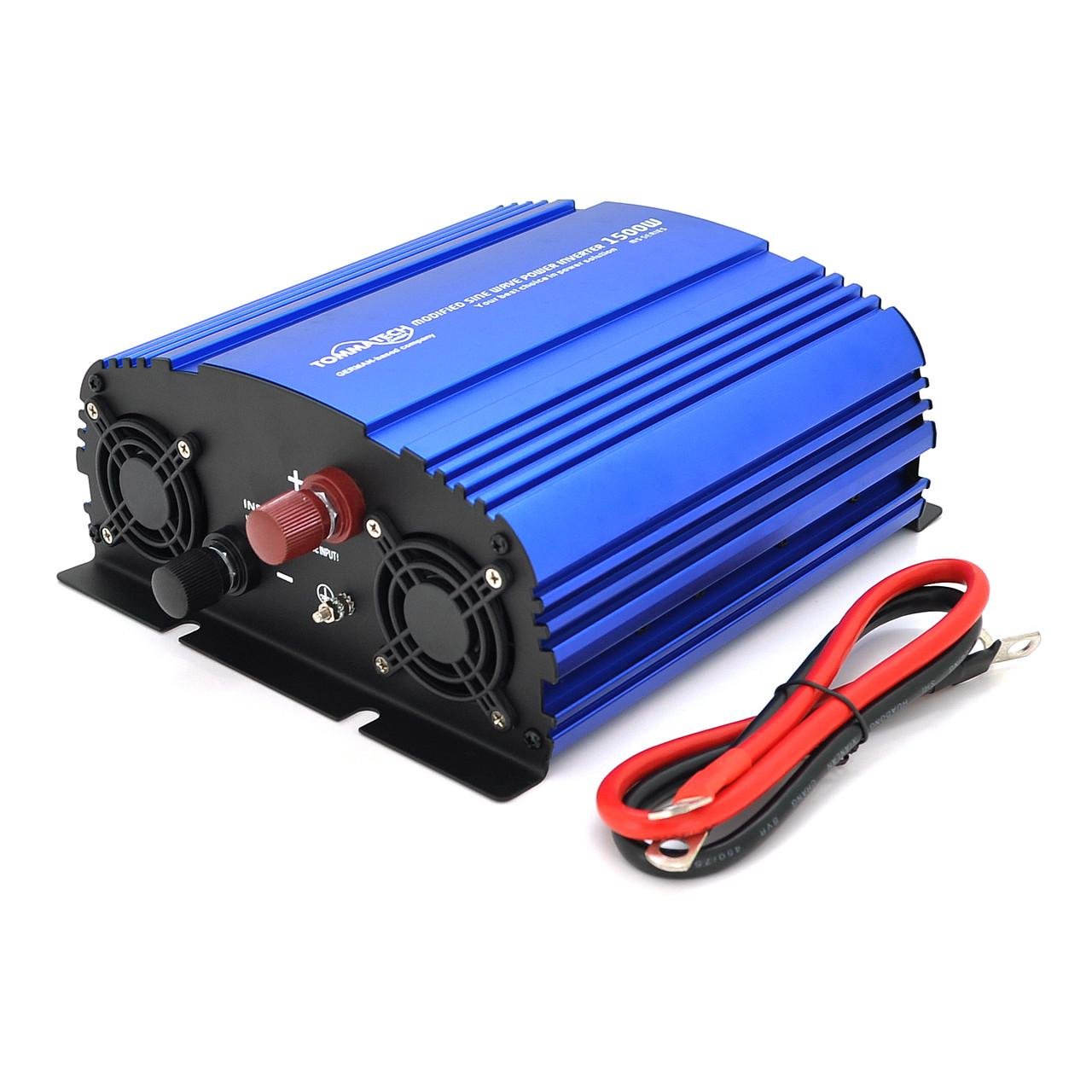 Інвертор напруги Tommatech MS-1500 24V/220V 1500W з апроксимованою синусоїдою 2 Shuko USB клемні дроти 6 запобіжників Q4 (DR010684) - фото 2 Інвертор напруги Tommatech MS-1500 24V/220V 1500W з апроксимованою синусоїдою 2 Shuko USB клемні дроти 6 запобіжників Q4 (DR010684) - фото 2