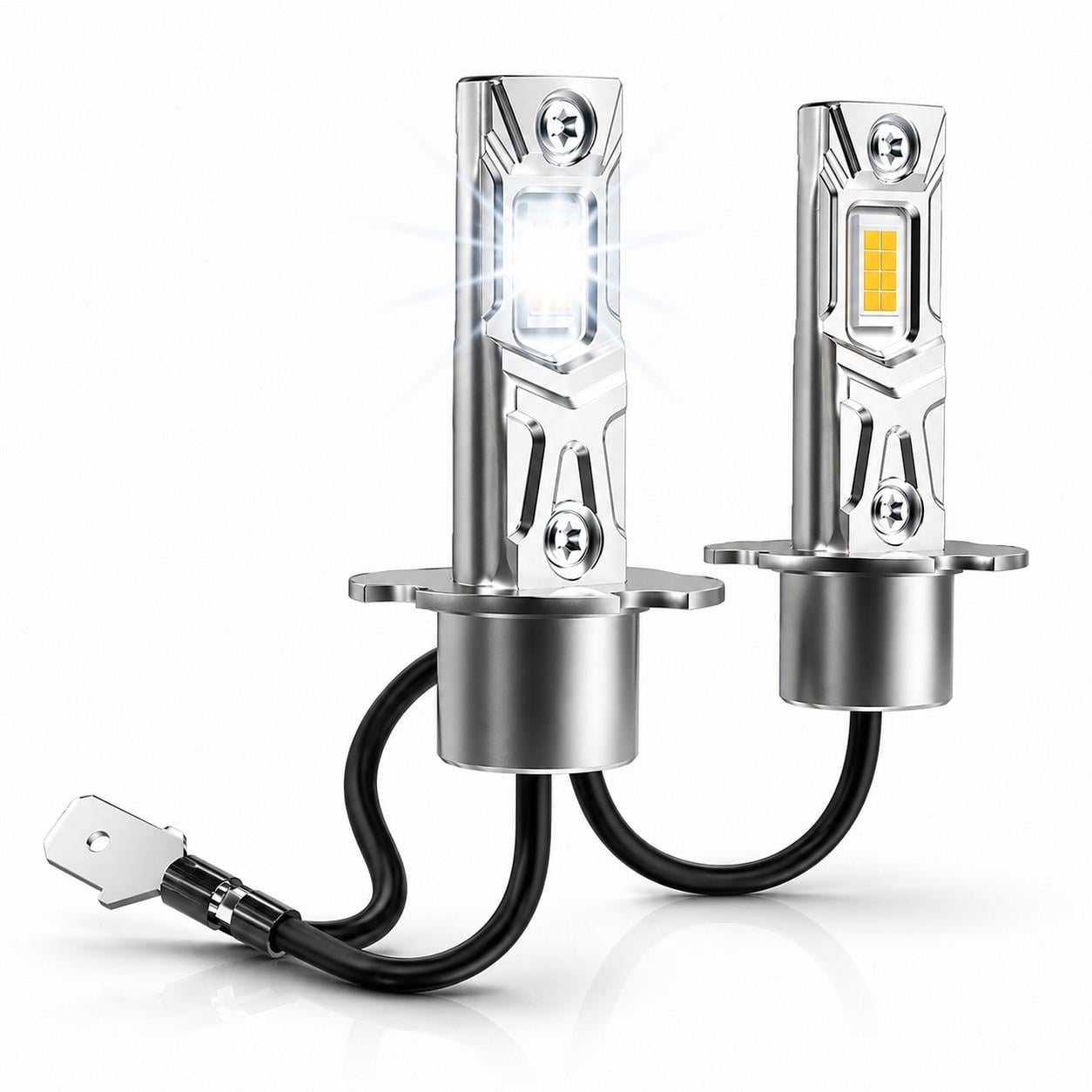 Автомобильные LED-лампы H3 75 Вт 15000 Лм 6000K CSP безвентиляторные (S109DC)
