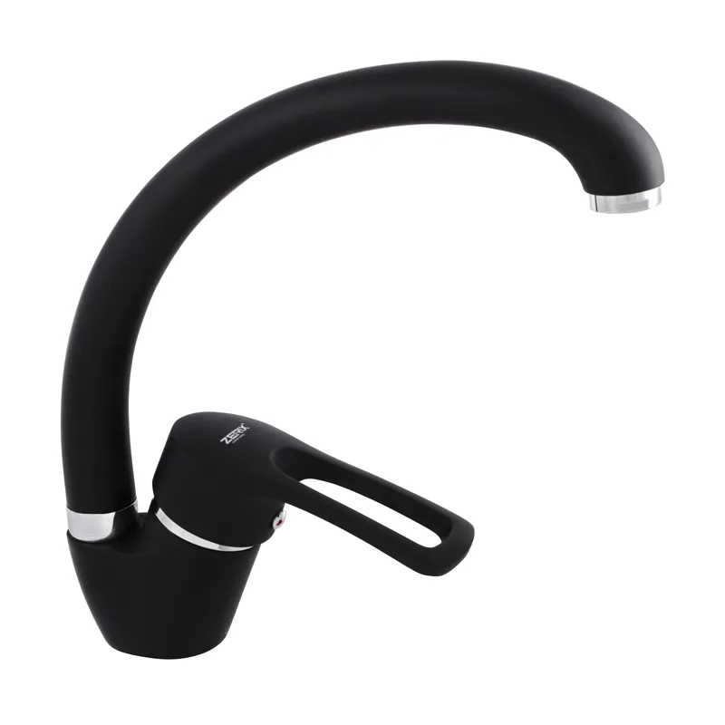 Смеситель для кухни Zerix YUB 181 Черный (ZX2793)