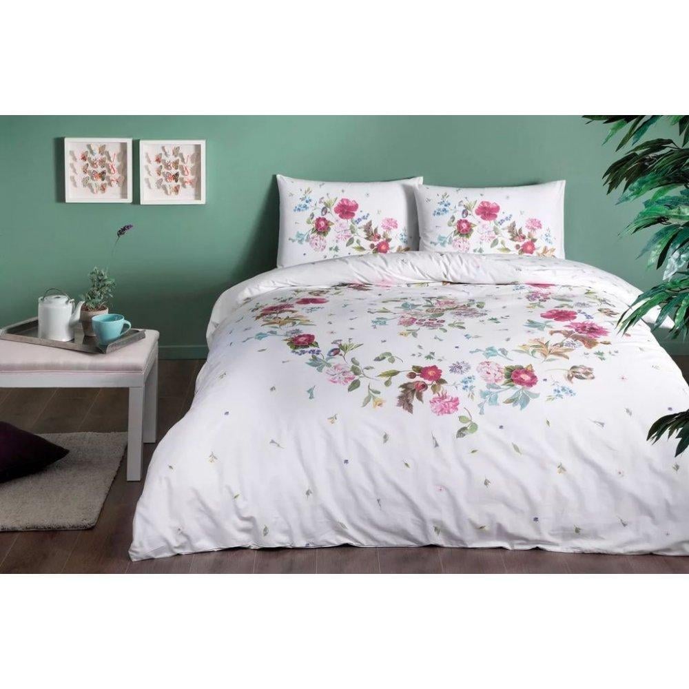 Постельное белье TAC Sander kirmizi v01 евро Красный (svt-2000022297059)