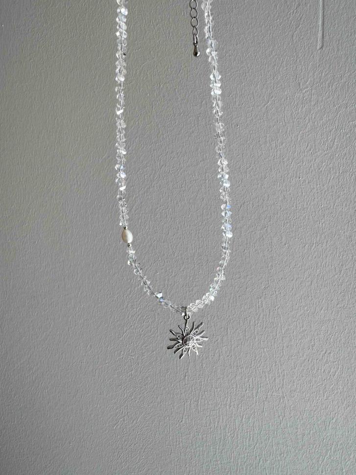 Колье с солнцем и жемчужиной (5497) - фото 5