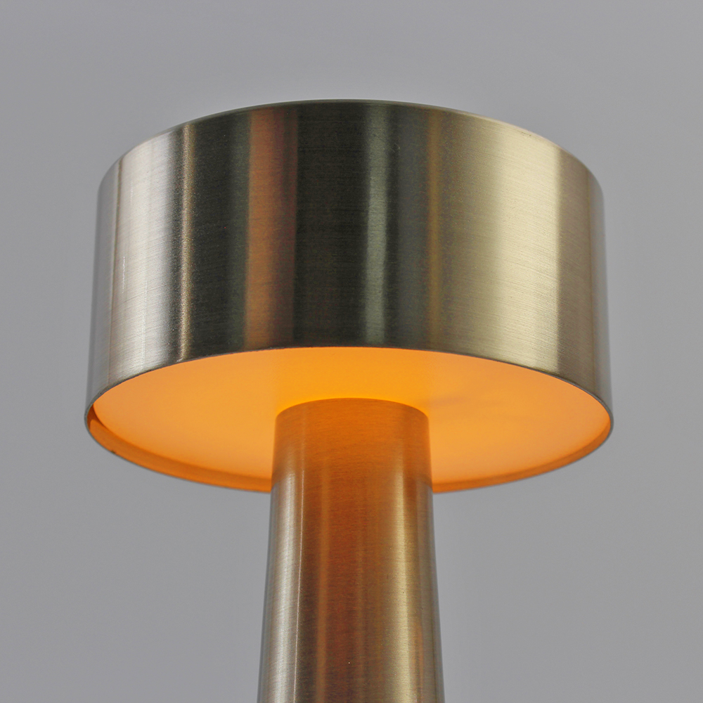 Настольная лампа светодиодная сенсорная с аккумулятором ESLLSE DOWN LIGHT 2 Вт Золотой (10318) - фото 8