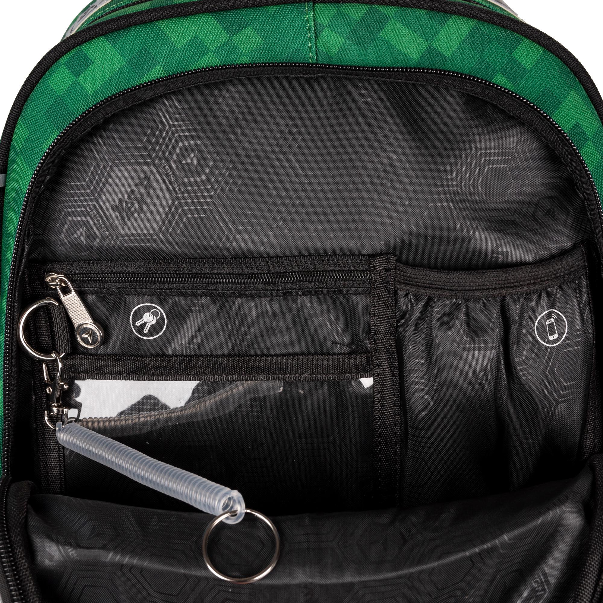 Школьный рюкзак полукаркасный YES Minecraft S-91 (559751) - фото 18