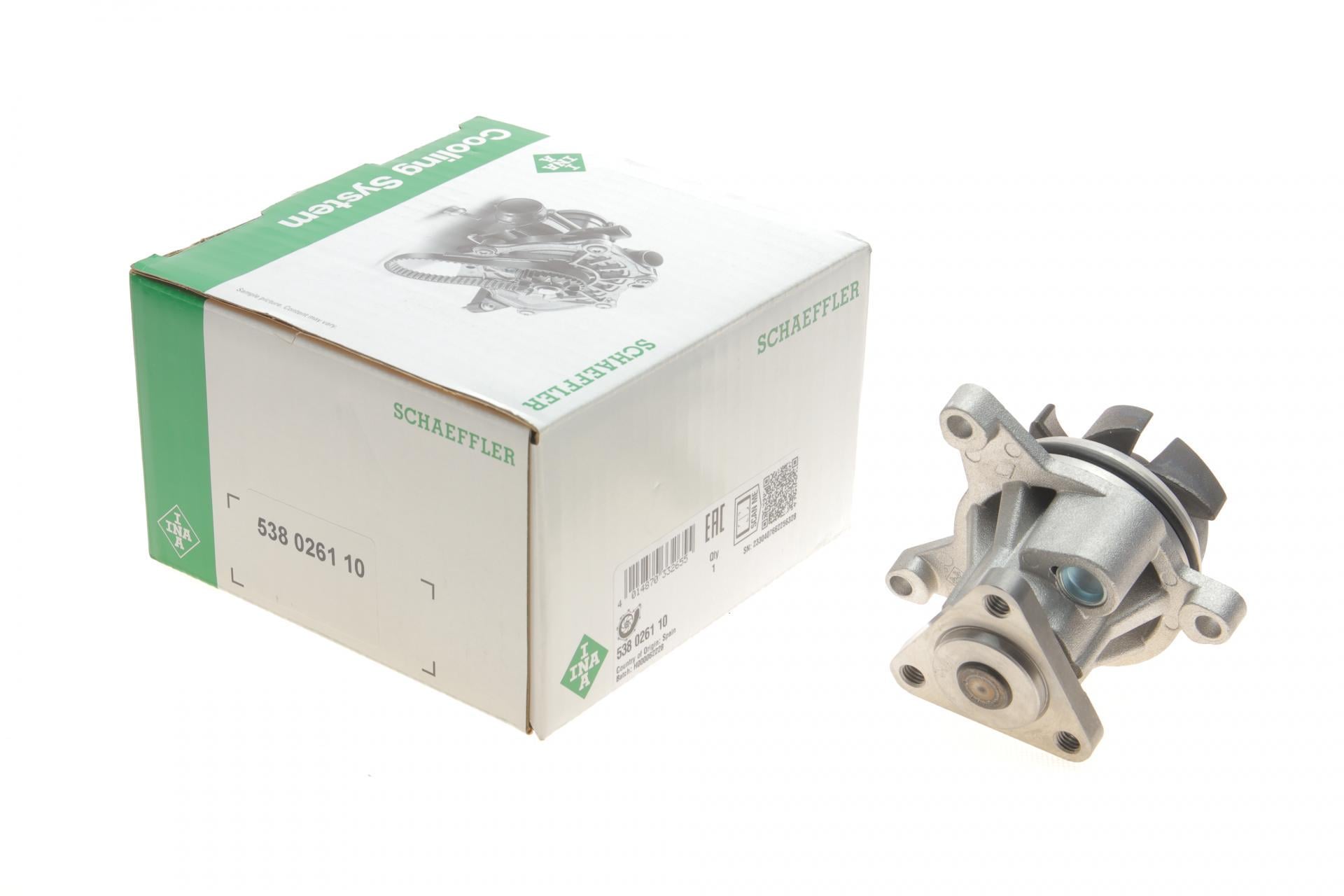 Помпа воды INA Ford Focus II/Mondeo/Fusion 13-20/Mazda 3/5/6 1.8-2.3 00- 538 0261 10