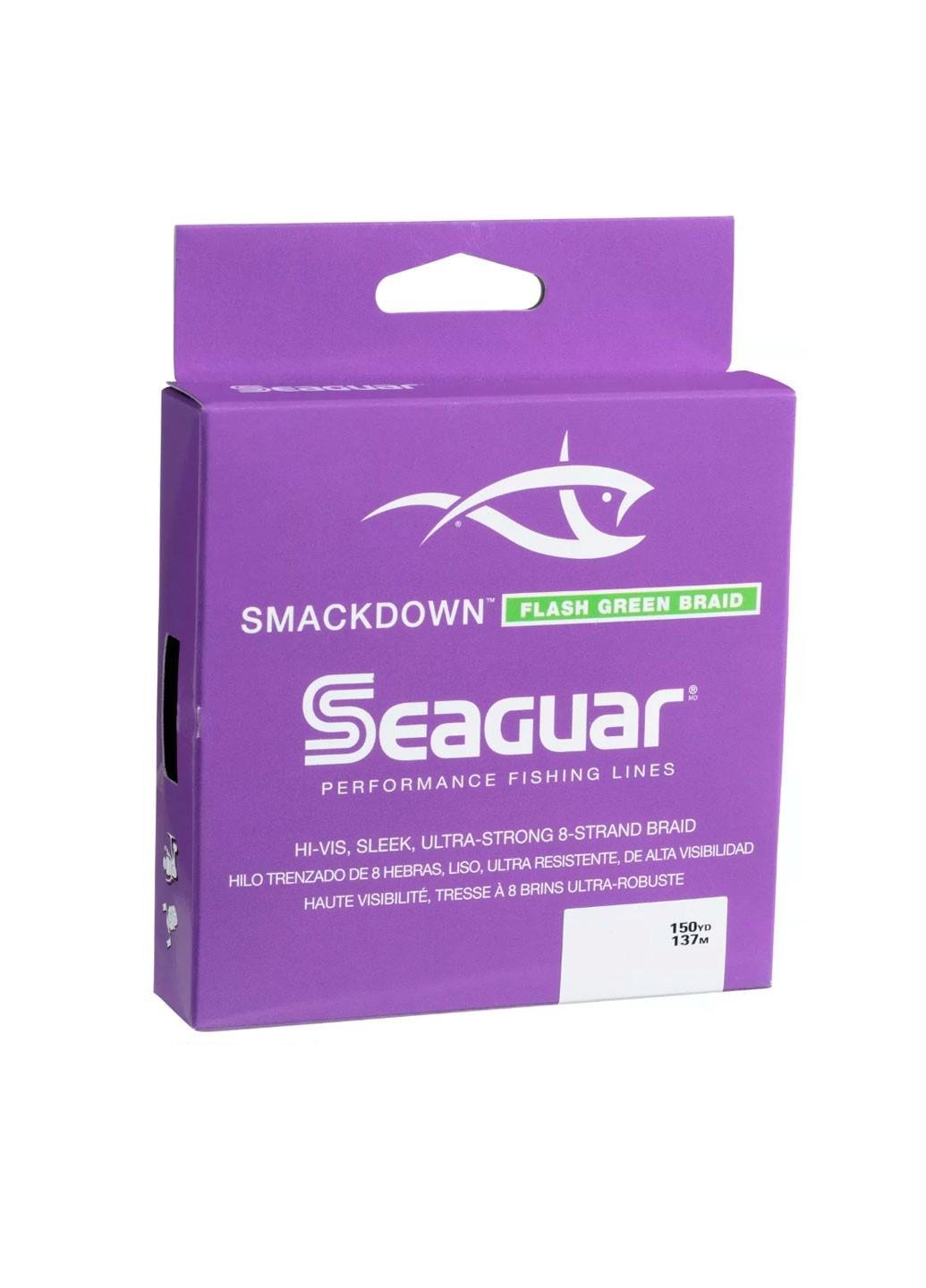 Шнур Seaguar Smackdown Braided Line 137 м 15 LB 0,165 мм Зеленый (2674198)