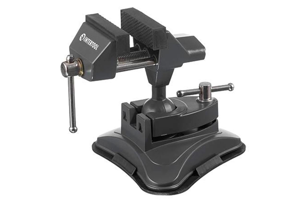 Лещата шарнірні Intertool 70 мм x 360° вакуумне кріплення (HT-0096)