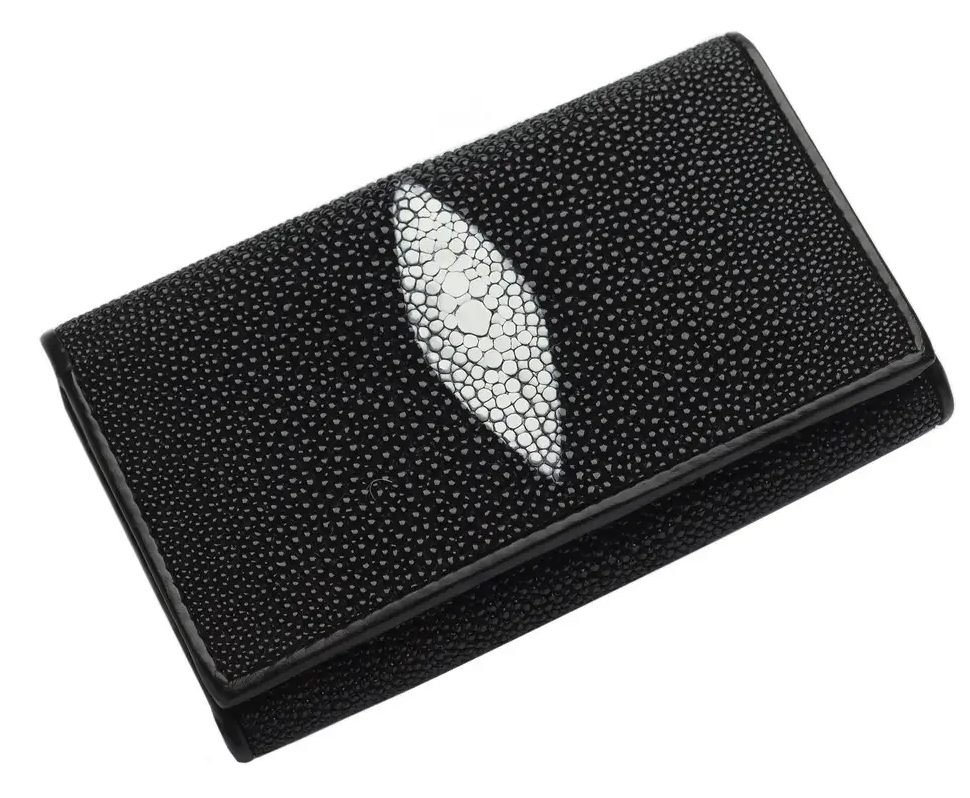 Ключница Ekzotic Leather из кожи морского ската Черный (stk 01) Ключница Ekzotic Leather из кожи морского ската Черный (stk 01)
