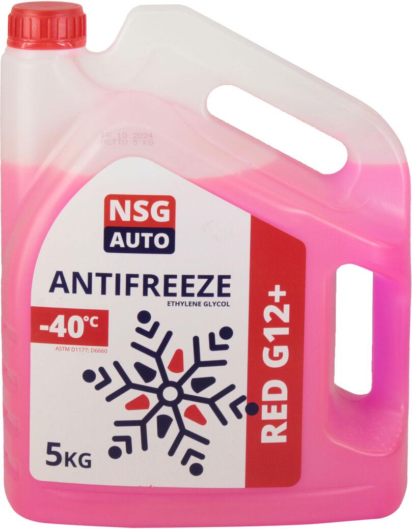 Тосол антифриз -40 NSG AUTO G-12+ 5 кг Красный
