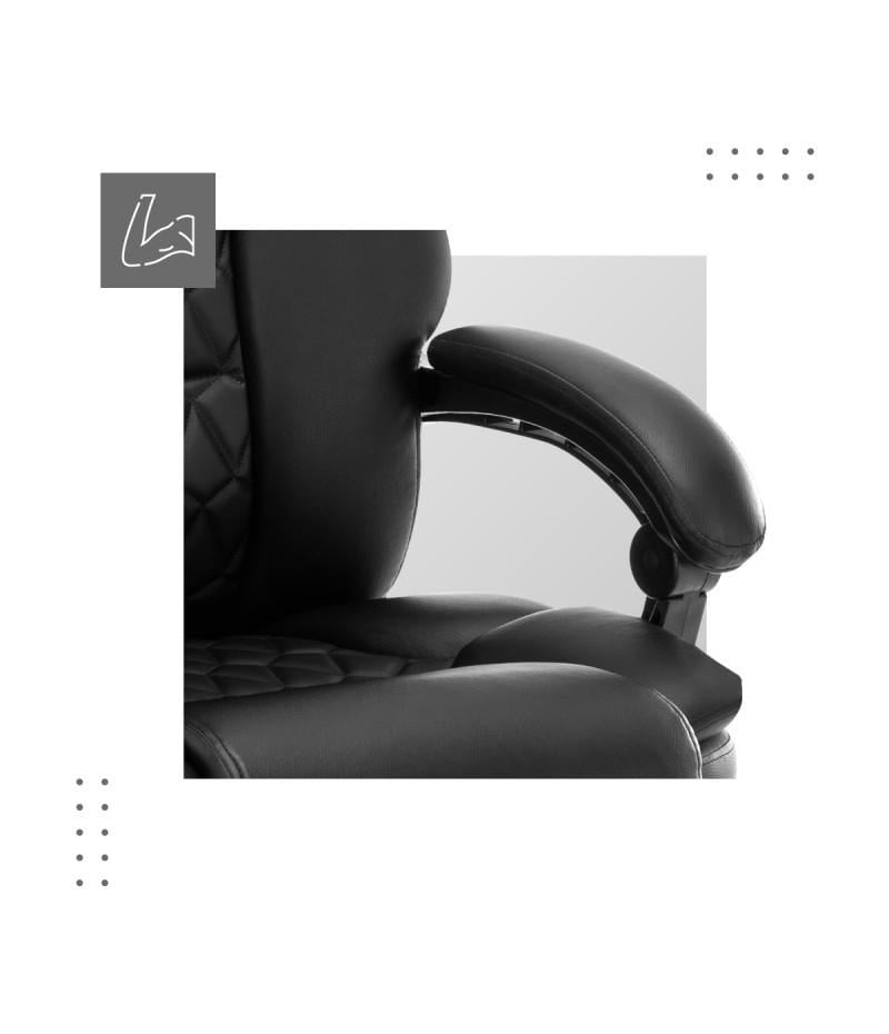 Офісне крісло з масажем Mark Adler Boss 6.0 Black (2616427457) - фото 6 Офісне крісло з масажем Mark Adler Boss 6.0 Black (2616427457) - фото 6