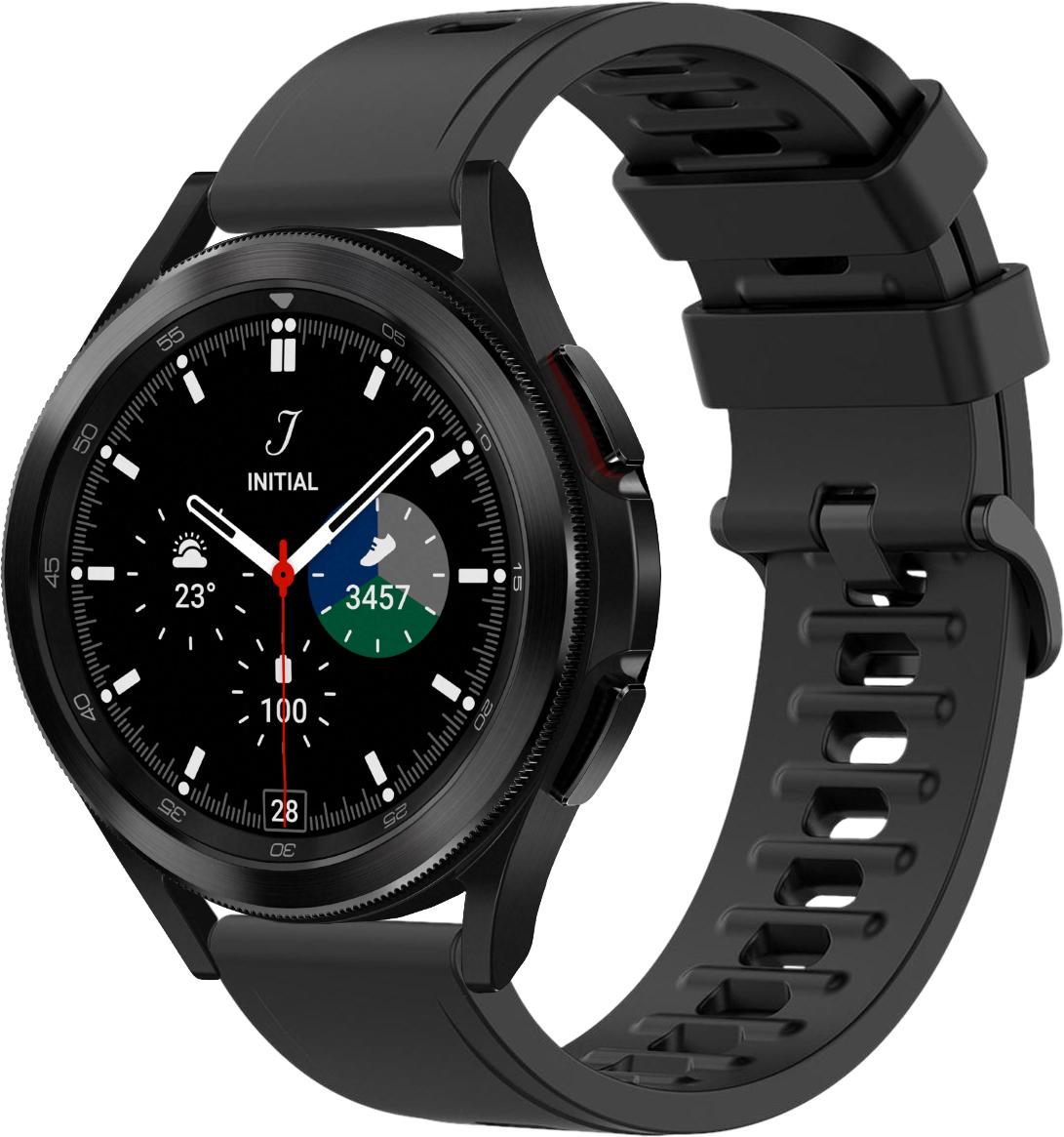 Ремінець Convex для Galaxy Watch 4 Classic 46 мм Black (22976-2B)