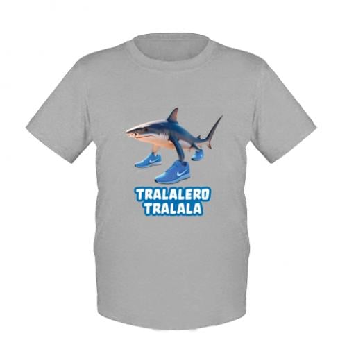 Футболка детская TRALALERO TRALALA 152 см Серый (19408294-4-211502-L)