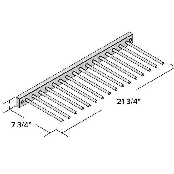 Полка для бокалов из дерева Нибли Бланже (ОБС-001601) - фото 2