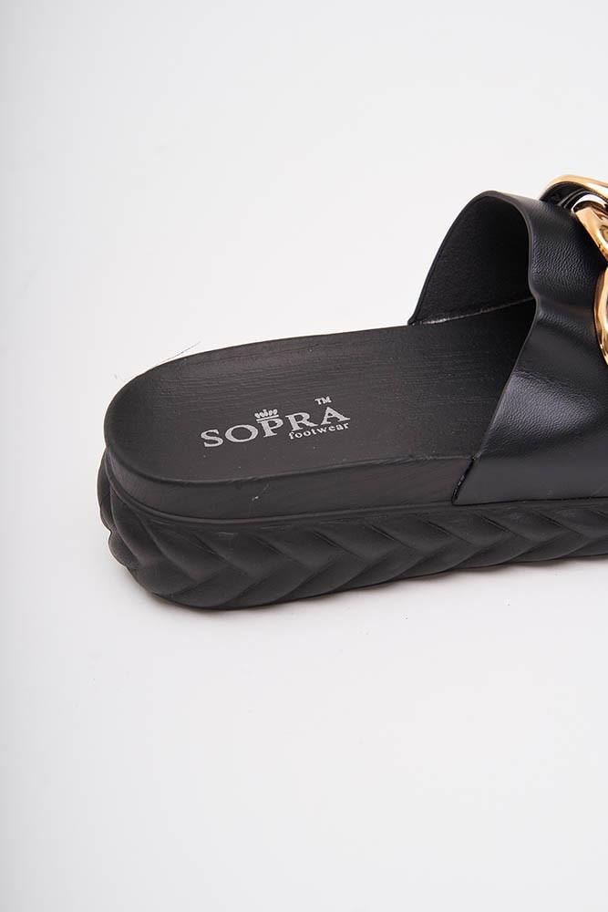 Шлепанцы женские SOPRA р. 37 Черный (170224) - фото 3 Шлепанцы женские SOPRA р. 37 Черный (170224) - фото 3