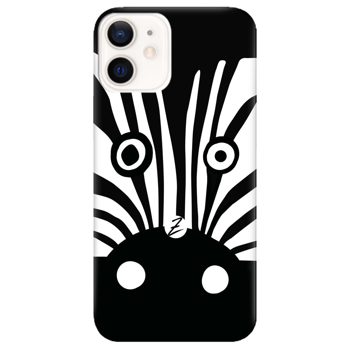 Силіконовий чохол Zorrov для Apple iPhone 12 Mini - Zebra (14050040181088421)