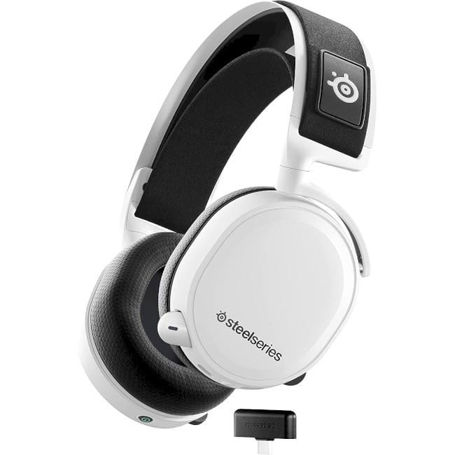 Наушники геймерские SteelSeries Arctis 7+ Wireless Белый (61461)