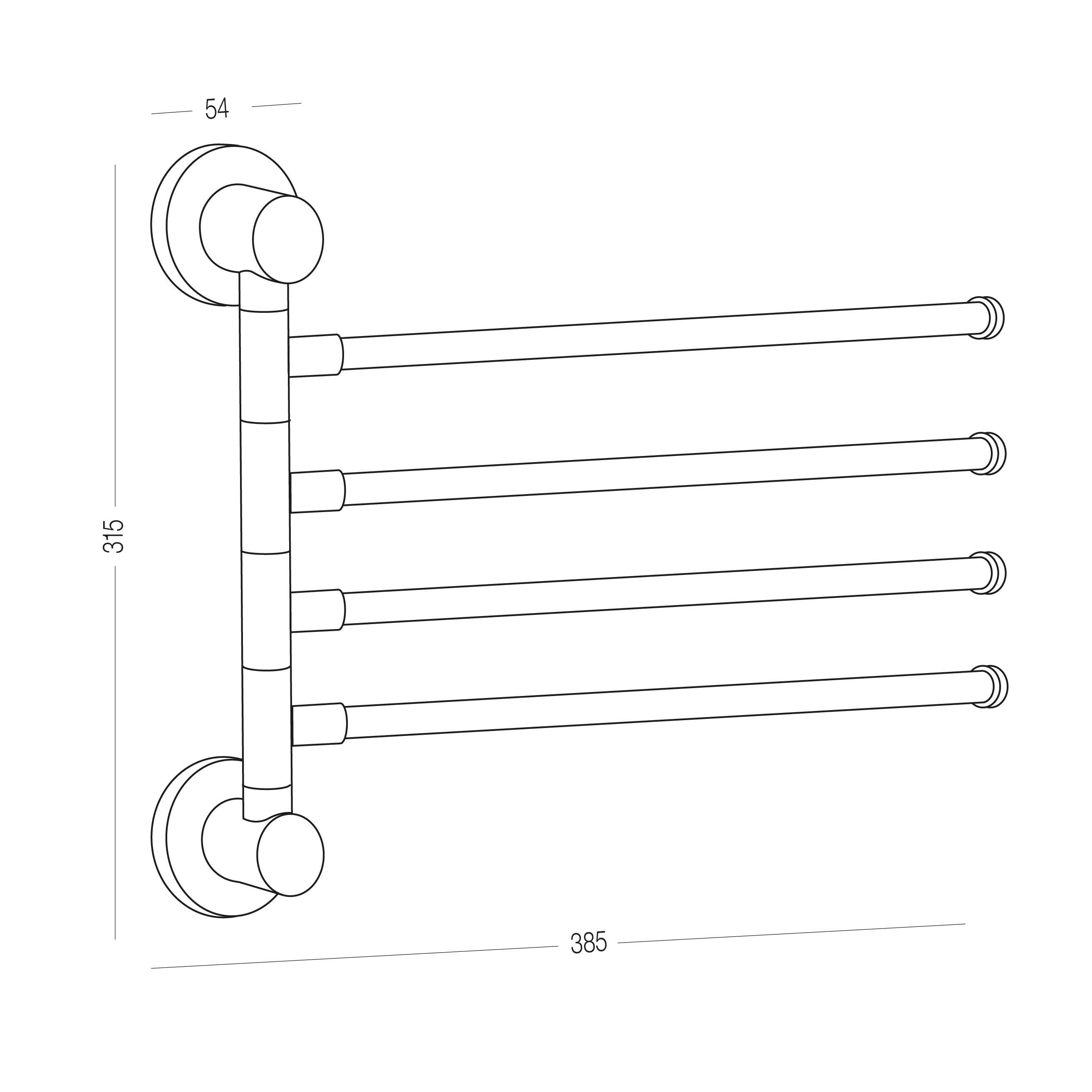 Держатель для полотенец MVM BP-28 white/gray поворотный четверной Белый (211812) - фото 2 Держатель для полотенец MVM BP-28 white/gray поворотный четверной Белый (211812) - фото 2