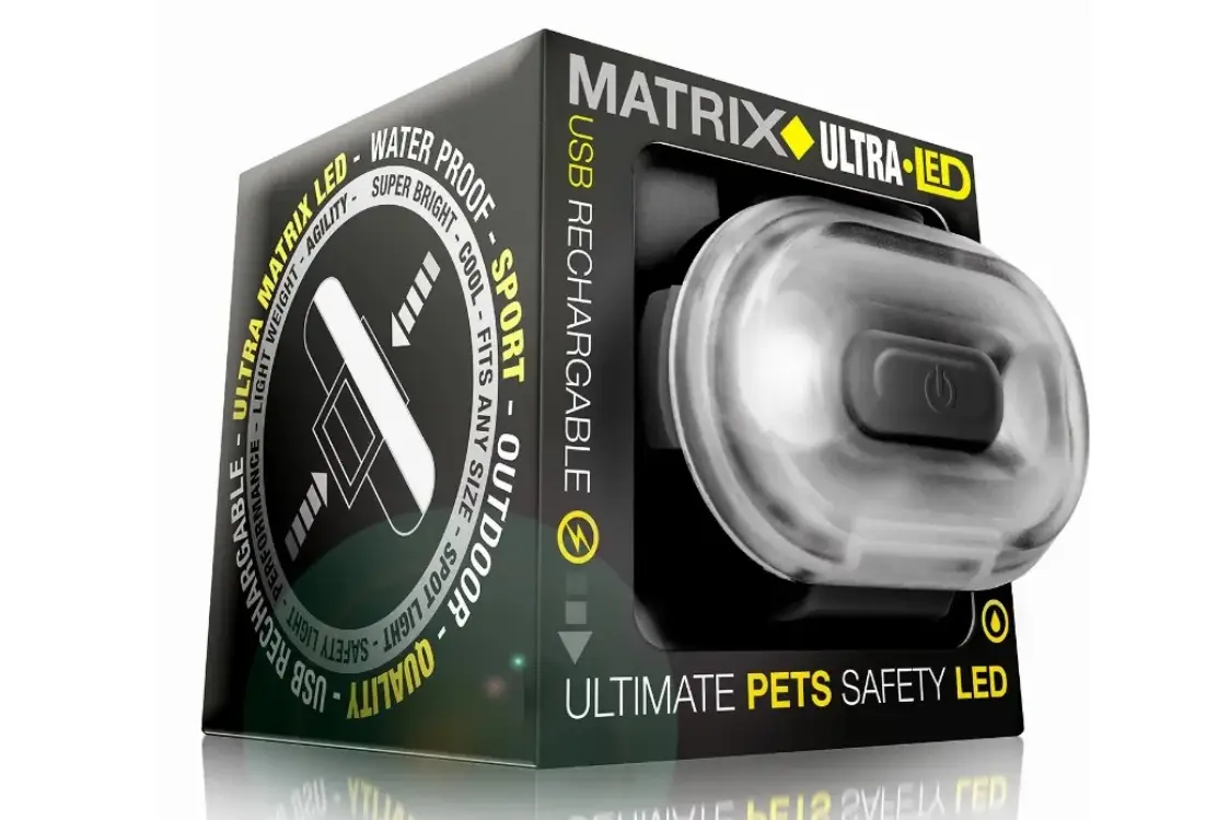Фонарик на ошейник для собак Max&Molly Matrix Ultra LED Safety/Cube светодиодный Черный (24763155) - фото 2 Фонарик на ошейник для собак Max&Molly Matrix Ultra LED Safety/Cube светодиодный Черный (24763155) - фото 2