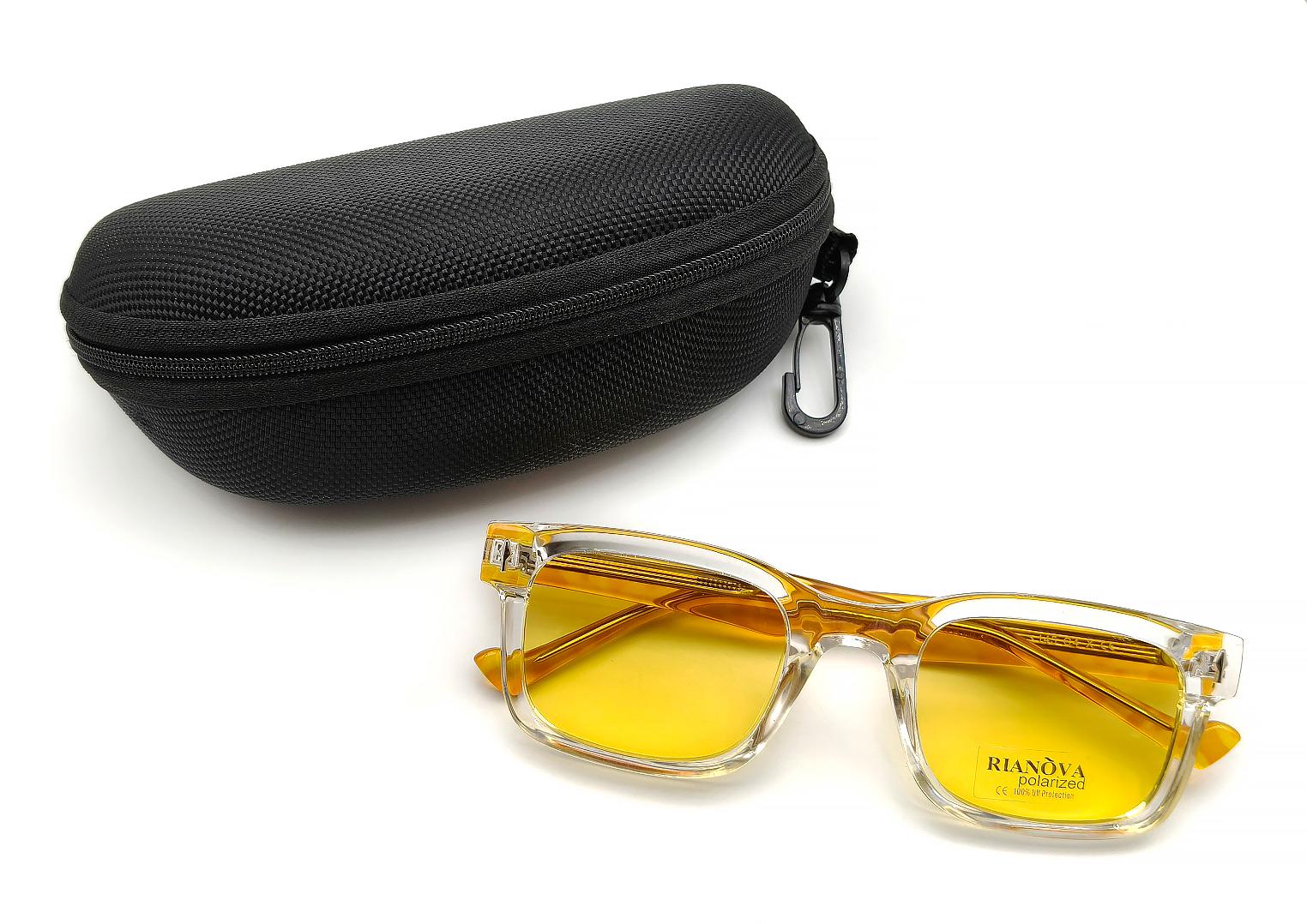 Очки водителя Rianova RN9017-X фотохромные с поляризацией Желтый (28613669) - фото 5