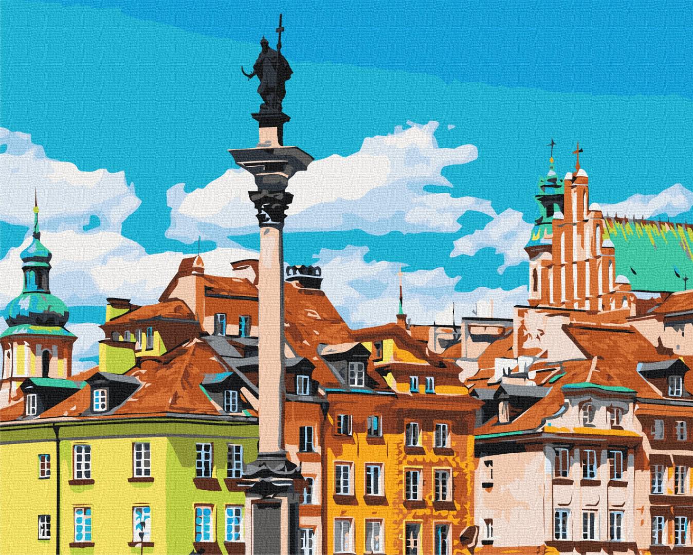 Картина по номерам Brushme Замковая площадь Варшава 40х50 см (BS53433) Картина по номерам Brushme Замковая площадь Варшава 40х50 см (BS53433)